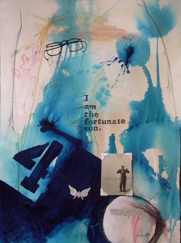 Blue I Am The Fortunate Son 4 Paper Koester Jpg